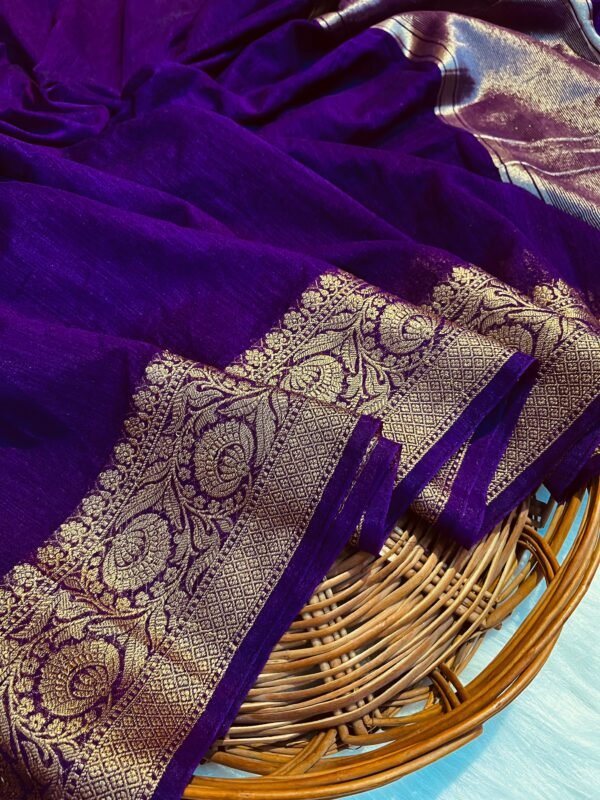 purple saree